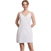 image:imageBEAUTELICATE Women Washed 100 Cotton Full Slip DressWhite
