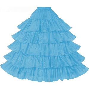 image:imageBEAUTELICATE Petticoat Hoop Slip Underskirt Women Wedding Dress Skirt GownIce Blue