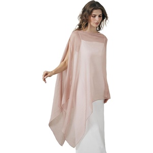 image:imageBEAUTELICATE Sheer Bridal Shawl for Wedding Dress 3 Multiways Shawl Bridesmaids Capelet ScarfDusty Pink