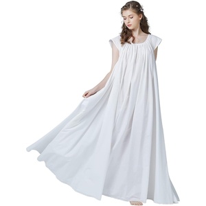 image:imageBEAUTELICATE Women Victorian Nightgown Cotton Sleepwear Maternity Nightie Long Oversize