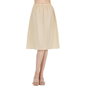 image:imageBEAUTELICATE Womens Half Slip 100 Cotton Vintage Underskirt in 3 LengthsNude24 Length