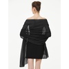 image:imageBEAUTELIATE Soft Chiffon Scarfs Shawls and Wraps for Evening Dresses Bridal Wedding Shawl WrapsBlack