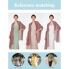 image:imageBEAUTELIATE Soft Chiffon Scarfs Shawls and Wraps for Evening Dresses Bridal Wedding Shawl WrapsCinnamon Rose