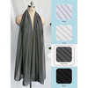 image:imageBEAUTELIATE Soft Chiffon Scarfs Shawls and Wraps for Evening Dresses Bridal Wedding Shawl WrapsDark Grey