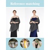 image:imageBEAUTELIATE Soft Chiffon Scarfs Shawls and Wraps for Evening Dresses Bridal Wedding Shawl WrapsDark Grey