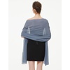 image:imageBEAUTELIATE Soft Chiffon Scarfs Shawls and Wraps for Evening Dresses Bridal Wedding Shawl WrapsDusty Blue