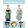 image:imageBEAUTELIATE Soft Chiffon Scarfs Shawls and Wraps for Evening Dresses Bridal Wedding Shawl WrapsDusty Sage