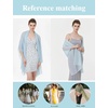 image:imageBEAUTELIATE Soft Chiffon Scarfs Shawls and Wraps for Evening Dresses Bridal Wedding Shawl WrapsIce Blue