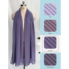 image:imageBEAUTELIATE Soft Chiffon Scarfs Shawls and Wraps for Evening Dresses Bridal Wedding Shawl WrapsLavender