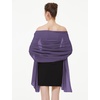 image:imageBEAUTELIATE Soft Chiffon Scarfs Shawls and Wraps for Evening Dresses Bridal Wedding Shawl WrapsLavender