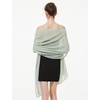 image:imageBEAUTELIATE Soft Chiffon Scarfs Shawls and Wraps for Evening Dresses Bridal Wedding Shawl WrapsSage Green