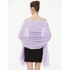 image:imageBEAUTELIATE Soft Chiffon Scarfs Shawls and Wraps for Evening Dresses Bridal Wedding Shawl WrapsWisteria