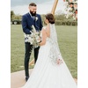 image:imageBEAUTELICATE 1 Tier Wedding Bridal Veil Exquisite Embroidered Secret Garden Veil With CombOriginal Tulle