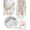 image:imageBEAUTELICATE 1 Tier Wedding Bridal Veil Exquisite Embroidered Secret Garden Veil With CombOriginal Tulle