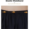 image:imageBEAUTELICATE Half Slip Skirt Extender 100 Cotton Vintage Underskirt with Lace EmbroideryStyle1 Black  Anglaise Lace  28