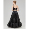 image:imageBEAUTELICATE Hoopless Petticoat Aline Petticoat Skirt for Women Under Dress Crinoline UnderskirtBlack