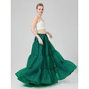 image:imageBEAUTELICATE Hoopless Petticoat Aline Petticoat Skirt for Women Under Dress Crinoline UnderskirtEmerald Green