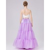 image:imageBEAUTELICATE Hoopless Petticoat Aline Petticoat Skirt for Women Under Dress Crinoline UnderskirtLilac