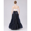 image:imageBEAUTELICATE Hoopless Petticoat Aline Petticoat Skirt for Women Under Dress Crinoline UnderskirtMidnight Blue