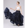 image:imageBEAUTELICATE Hoopless Petticoat Aline Petticoat Skirt for Women Under Dress Crinoline UnderskirtMidnight Blue