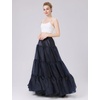 image:imageBEAUTELICATE Hoopless Petticoat Aline Petticoat Skirt for Women Under Dress Crinoline UnderskirtMidnight Blue