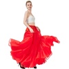 image:imageBEAUTELICATE Hoopless Petticoat Aline Petticoat Skirt for Women Under Dress Crinoline UnderskirtRed