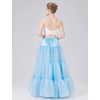 image:imageBEAUTELICATE Hoopless Petticoat Aline Petticoat Skirt for Women Under Dress Crinoline UnderskirtSky Blue