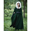 image:imageBEAUTELICATE Renaissance Hooded Cloak Cosplay Medieval Wool Blend Halloween WinterForest Green