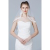 image:imageBEAUTELICATE Wedding Bridal Veil with Comb 1 Tier Lace Applique EdgeIvory  Mantilla