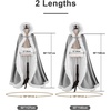 image:imageBEAUTELICATE Wedding Cape Hooded Cloak for Bride Winter Reversible with Fur Trim Free Hand MuffDark Silver