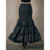 image:imageBEAUTELICATE Women Petticoat Skirt for Women Under Dress Hoopless Petticoat Mermaid PetticoatBlack
