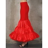 image:imageBEAUTELICATE Women Petticoat Skirt for Women Under Dress Hoopless Petticoat Mermaid PetticoatRed