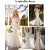 image:imageBEAUTELICATE Women Petticoat Skirt for Women Under Dress Hoopless Petticoat Mermaid PetticoatWhite