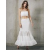 image:imageBEAUTELICATE Women Petticoat Skirt for Women Under Dress Hoopless Petticoat Mermaid PetticoatWhite