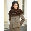 image:imageBEAUTELICATE Women Short Cape Faux Mink Fur Shawl Pullover Cowl Neck Medieval Short TopsShort Stylemink Print