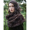 image:imageBEAUTELICATE Women Short Cape Faux Mink Fur Shawl Pullover Cowl Neck Medieval Short TopsShort Stylemink Print