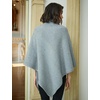 image:imageBEAUTELICATE Women Wool Poncho Knitted Tweed Wool Sweater Pullover Pile Collar CapeGrey