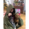 image:imageBEAUTELICATE Womens Wedding Hooded Cape Bridal Cloak Poncho Full LengthArmy Green