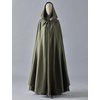 image:imageBEAUTELICATE Womens Wedding Hooded Cape Bridal Cloak Poncho Full LengthArmy Green