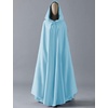 image:imageBEAUTELICATE Womens Wedding Hooded Cape Bridal Cloak Poncho Full LengthIce Blue