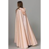 image:imageBEAUTELICATE Womens Wedding Hooded Cape Bridal Cloak Poncho Full LengthLight Champagne
