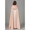 image:imageBEAUTELICATE Womens Wedding Hooded Cape Bridal Cloak Poncho Full LengthLight Champagne