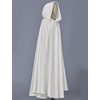 image:imageBEAUTELICATE Womens Wedding Hooded Cape Bridal Cloak Poncho Full LengthLight Ivory