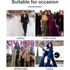 image:imageBEAUTELICATE Womens Wedding Hooded Cape Bridal Cloak Poncho Full LengthLilac