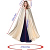 image:imageBEAUTELICATE Womens Wedding Hooded Cape Bridal Cloak Poncho Full LengthRoyal Blue