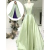 image:imageBEAUTELICATE Womens Wedding Hooded Cape Bridal Cloak Poncho Full LengthSage Green
