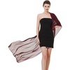 image:imageBEAUTELIATE Soft Chiffon Scarfs Shawls and Wraps for Evening Dresses Bridal Wedding Shawl WrapsCabernet