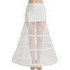 White - 3 Hoops - Soft Tulle