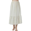 image:imageBEAUTELICATE Half Slip Skirt Extender 100 Cotton Vintage Underskirt with Lace EmbroideryStyle2 Cream  Alencon Lace  34