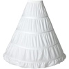image:imageBEAUTELICATE Hoop Petticoat For Women Bridal Aline Crinoline Underskirt Slip Wedding Ball Gown DressIvory